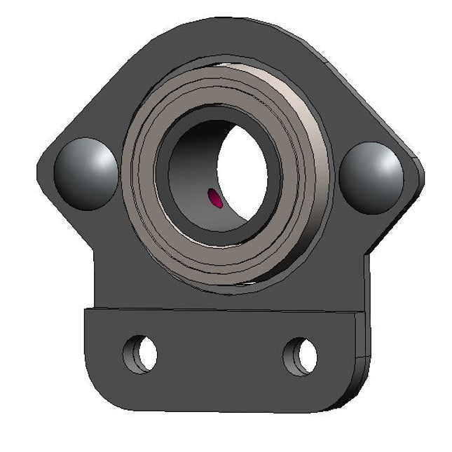 WM-113-GP - Bearing Assembly, Hanger, Flat-Back, 1-1/4" ID, Gypsum