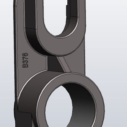 B376 - Bearing Housing, 2-1/2" Bore, Raised Saddle (Cooler Section)