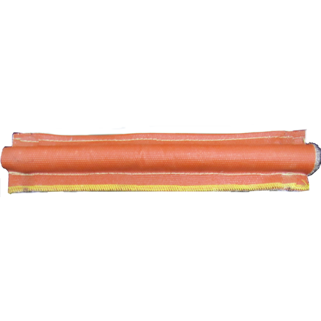 WEST-732 - Door Seal, Tadpole, Double Flange, Silicone Coated E-Glass Cloth, 7/8" Bulb x 2-1/4" OAL (100' Lg)