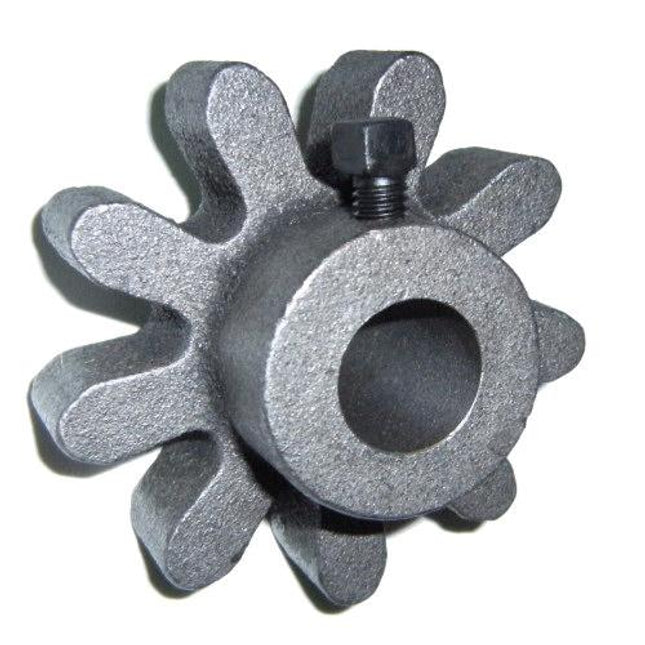 S116 - Star Gear, 9-Tooth, B-Hub, 25mm Bore, 50.8mm LTB, Cast Iron