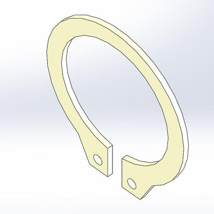 WEST-311 - Snap Ring, External, Tru-Arc 5100-100, For Raute Roll Assy
