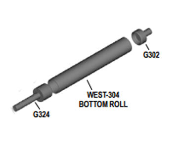 WM-230 - Roll Tube Assembly, Bottom