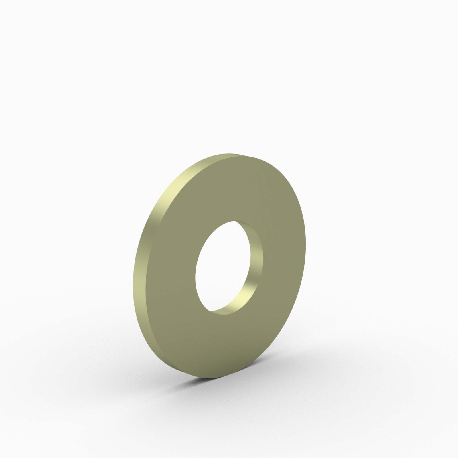 DH903 - Washer, Flat, 1/2" ID, SAE, Gr8, Yellow Zinc