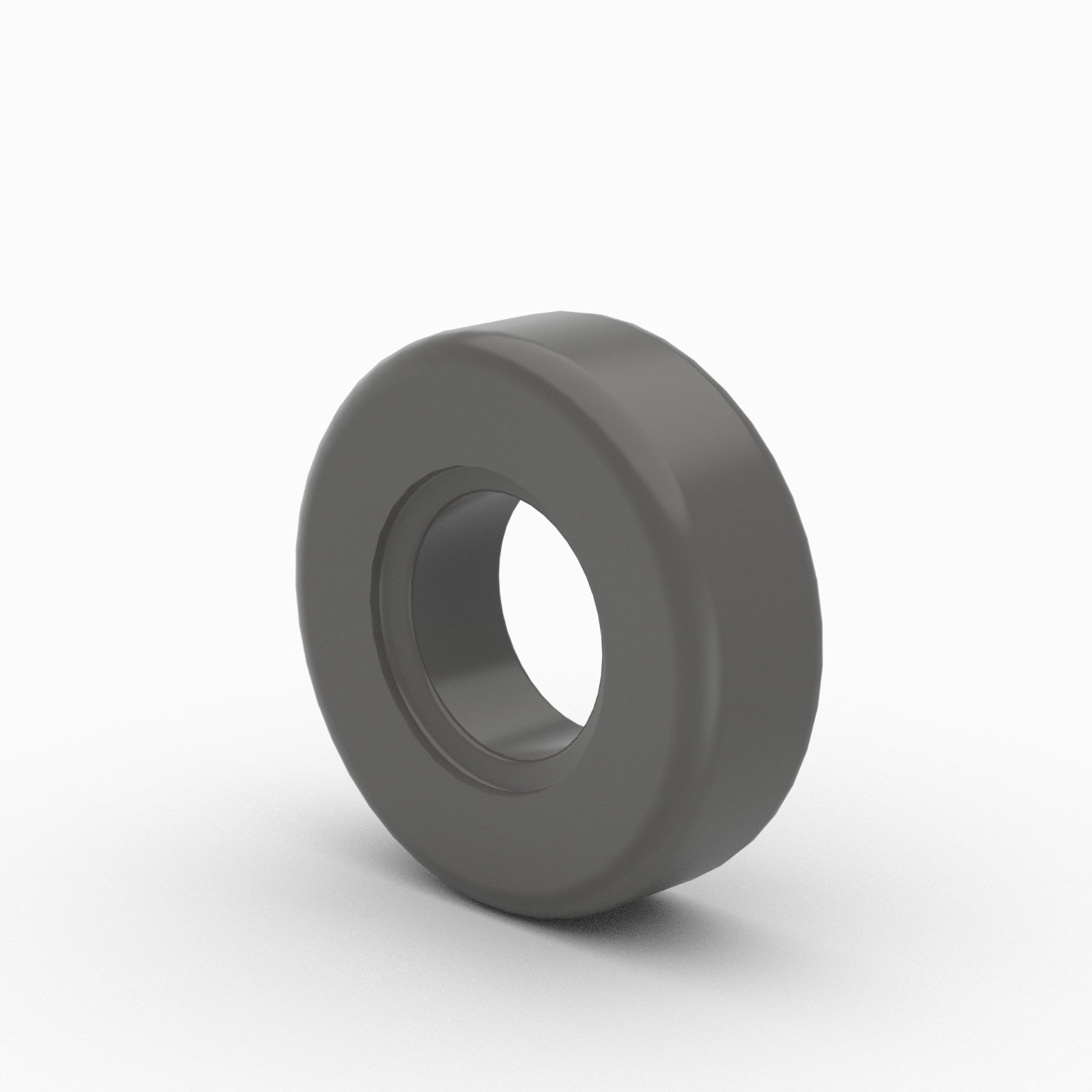 Wheel, Solid Feeder, 8-1/4" x 2-3/4", Kangaroo Grey