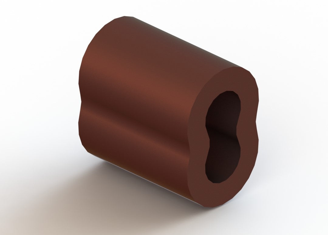 PD-0059 - Wire Crimp, 1/8", Copper for P.U.D.
