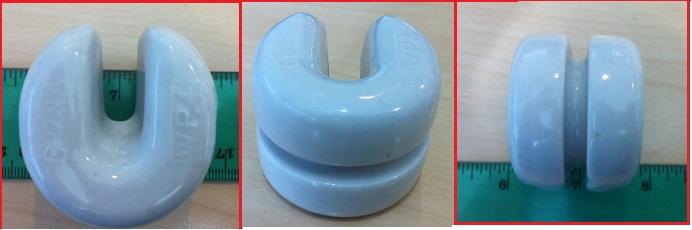 PD-1004 - P.U.D., WP-4, 2-Way Insulator, Porcelain