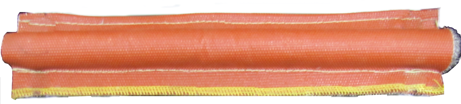 WEST-732 - Door Seal, Tadpole, Double Flange, Silicone Coated E-Glass Cloth, 7/8" Bulb x 2-1/4" OAL (100' Lg)