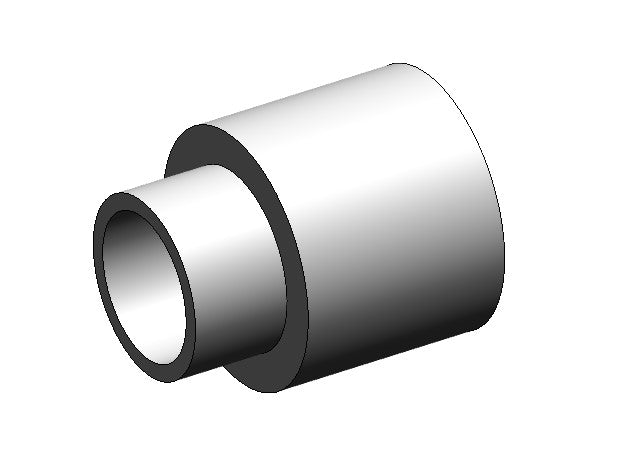 BU14W - Bushing, Driving Force, 1" ID x 1-3/4" OD x 2-1/8" Lg, w/ Step, Raute