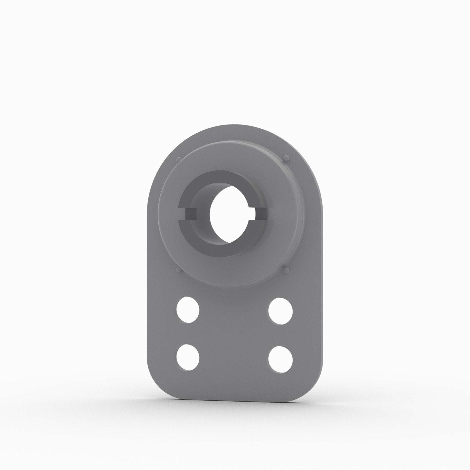 BU30 - Bearing, Hanger, 4-Hole, Flat-Back, 1-1/4" Bore