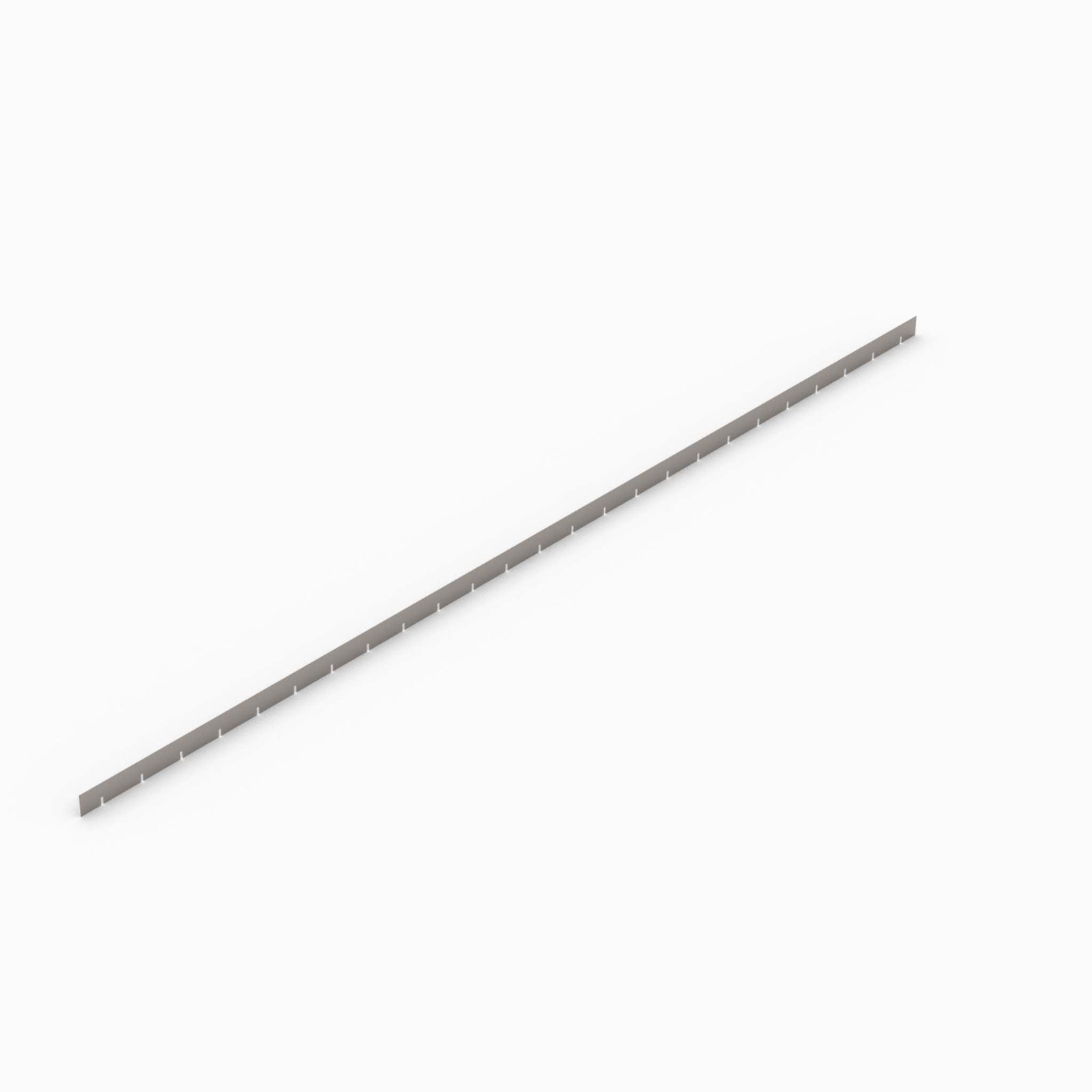 Backing Strip, Baffle, Doctor Blade, 188" x 4" x .008", SS