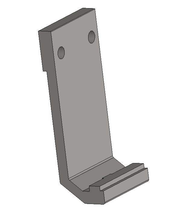 C033 - Chain Hold Down, Gypsum, 9-9/16 OAL, 2-11/16 ledge, Cast Steel