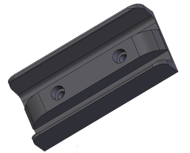 C035 - Chain Guide, Shoe, Gypsum