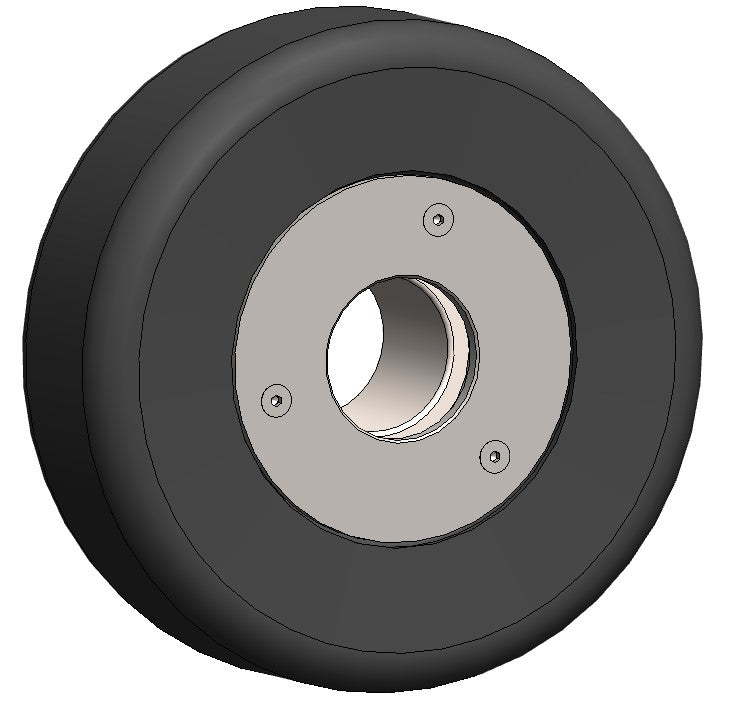 End Wheel Assembly, Dryer Feeder Pinch Assy. (With Cap)