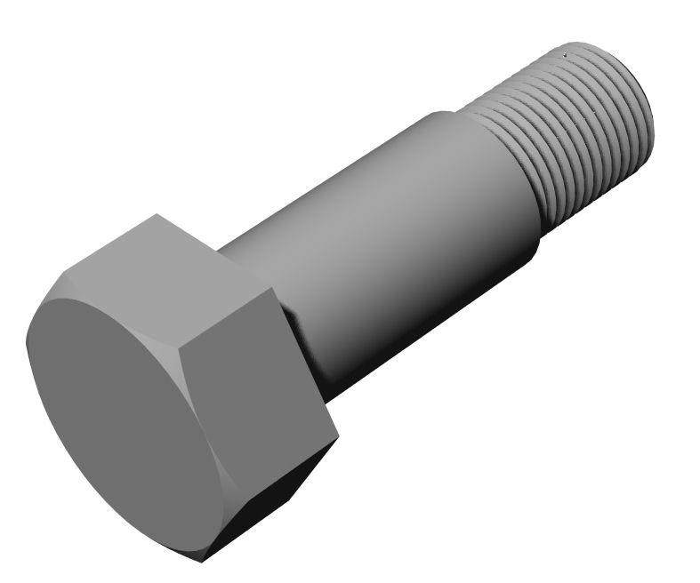 DL104 - Bolt, Shoulder, Cam Handle, 3/4" Thread