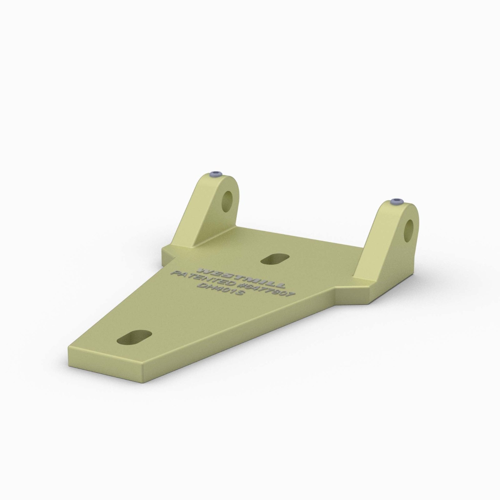 DH401S - Hinge Door Plate, Steel, Door Hardware
