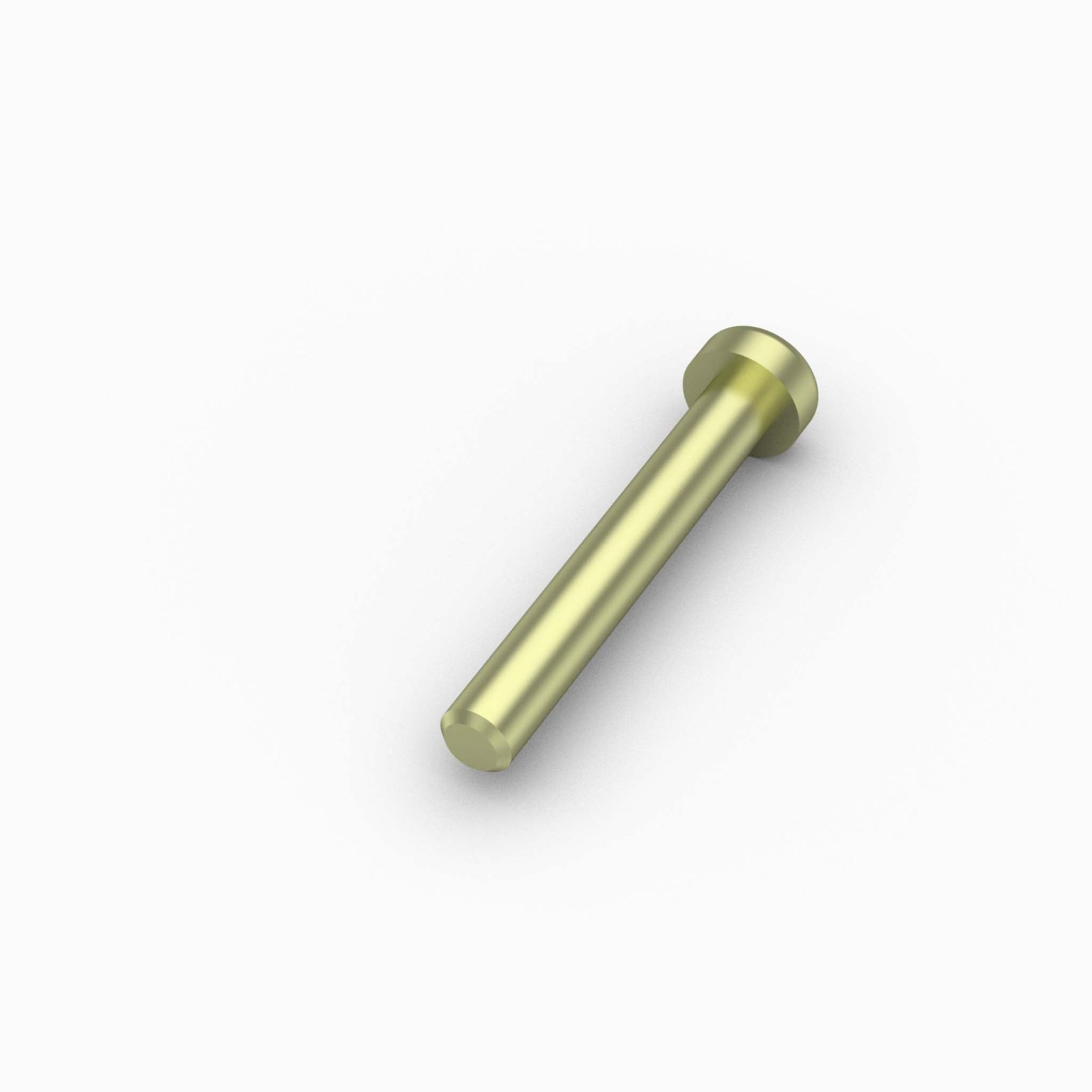 DL401S-P - Door Hardware, Capped Pin, 1/2" x 3-1/2" Lg, Plated