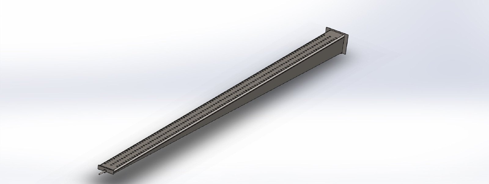 Jet Tube, M62, Double-Bevel w/ Fixed End Cap, 12GA HR Mild Steel