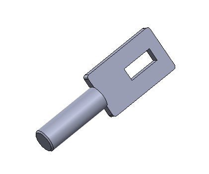 WM-226 - Eye Bolt, Wedge Pin, Jet Tube Cover, 2-11/16" OAL