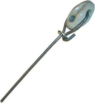 PD-9632 - P.U.D., Insulator w/ Wire, Tear Drop, Porcelain