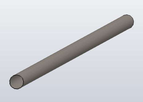 RAU-009 - Roll Tube, Raute, 4" OD x 0.125" Wall x 189" Lg, A500C