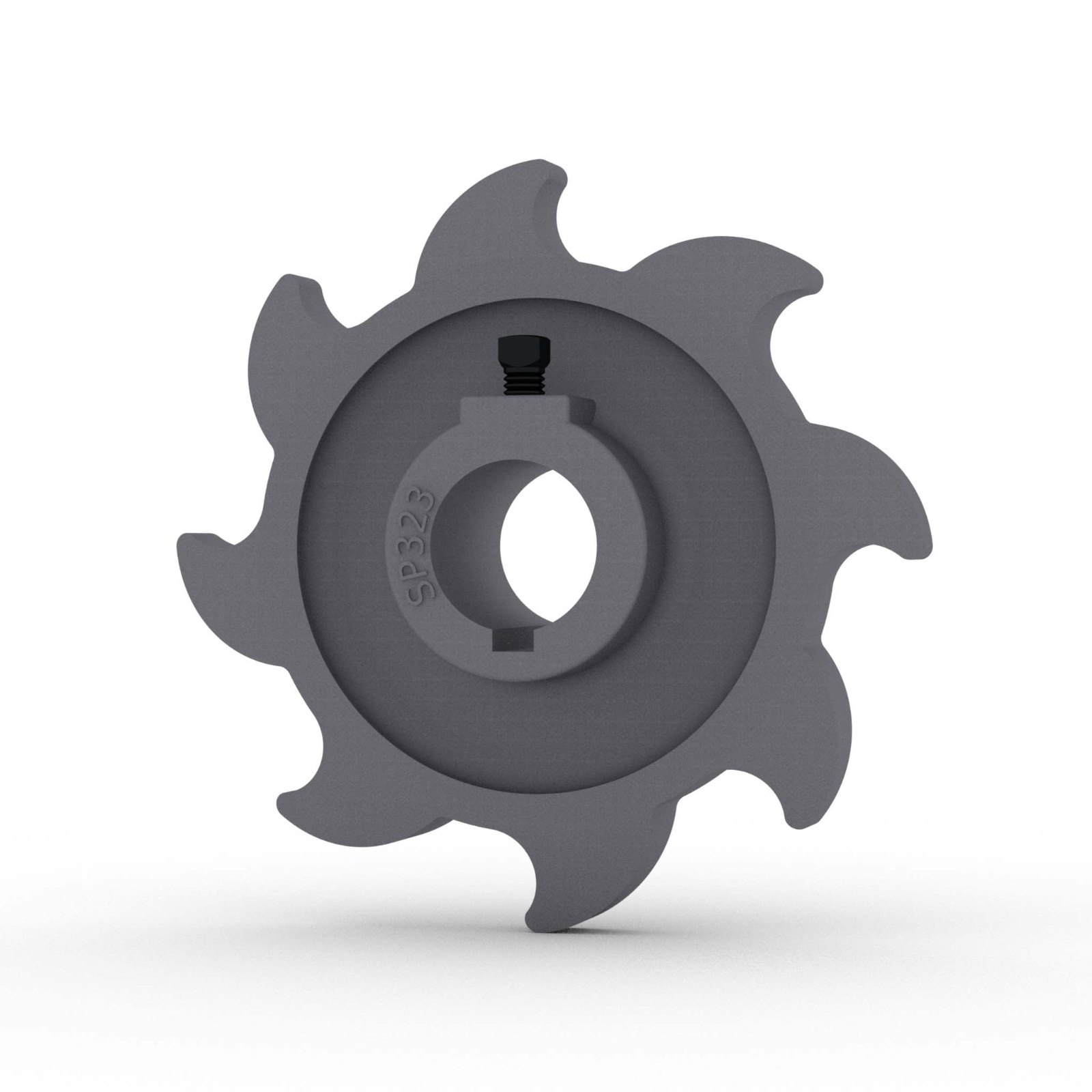 SP323 - Sprocket, 8-Tooth, 1-1/2" Bore, 2-1/4" LTB, 3/8" Keyway