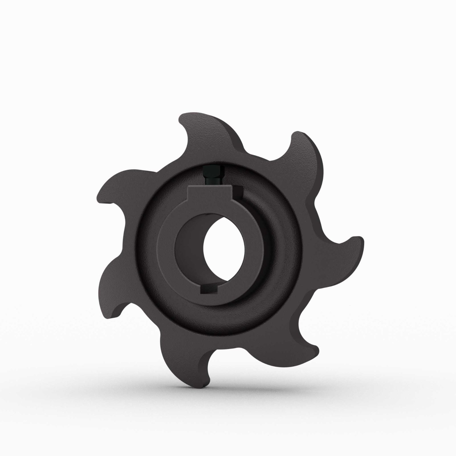 SP321 - Sprocket, 7-Tooth, 1-1/2" Bore, 2-1/4" LTB, 3/8" Keyway