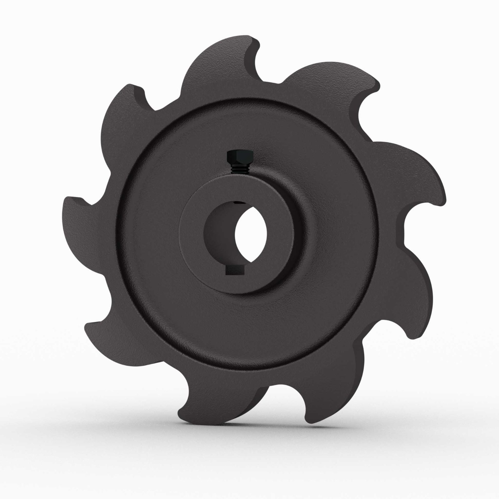 SP215 - Sprocket, 9-Tooth, Hook, 81X, 1-1/4" Bore, 3/8" Keyway