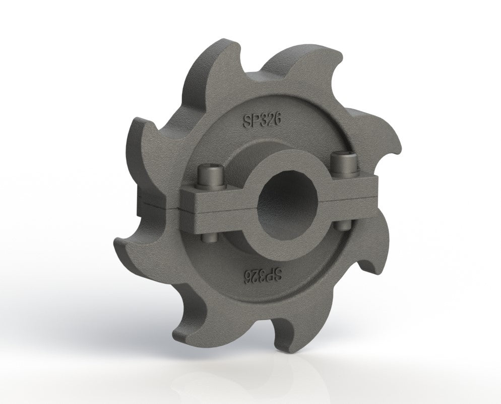 SP326 - Sprocket, Split, 8-Tooth, 1-1/2" Bore, Iron